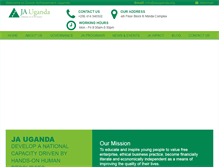 Tablet Screenshot of jauganda.org